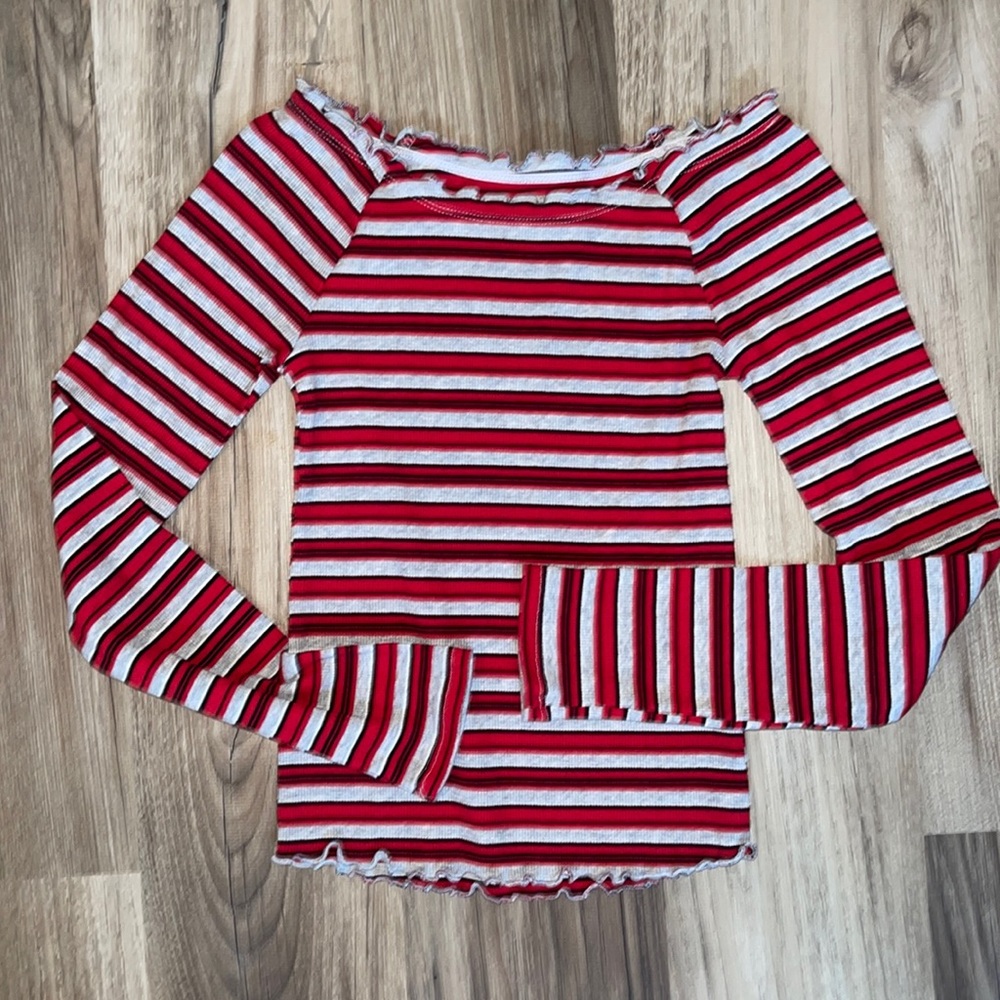 Justice brand fitted top